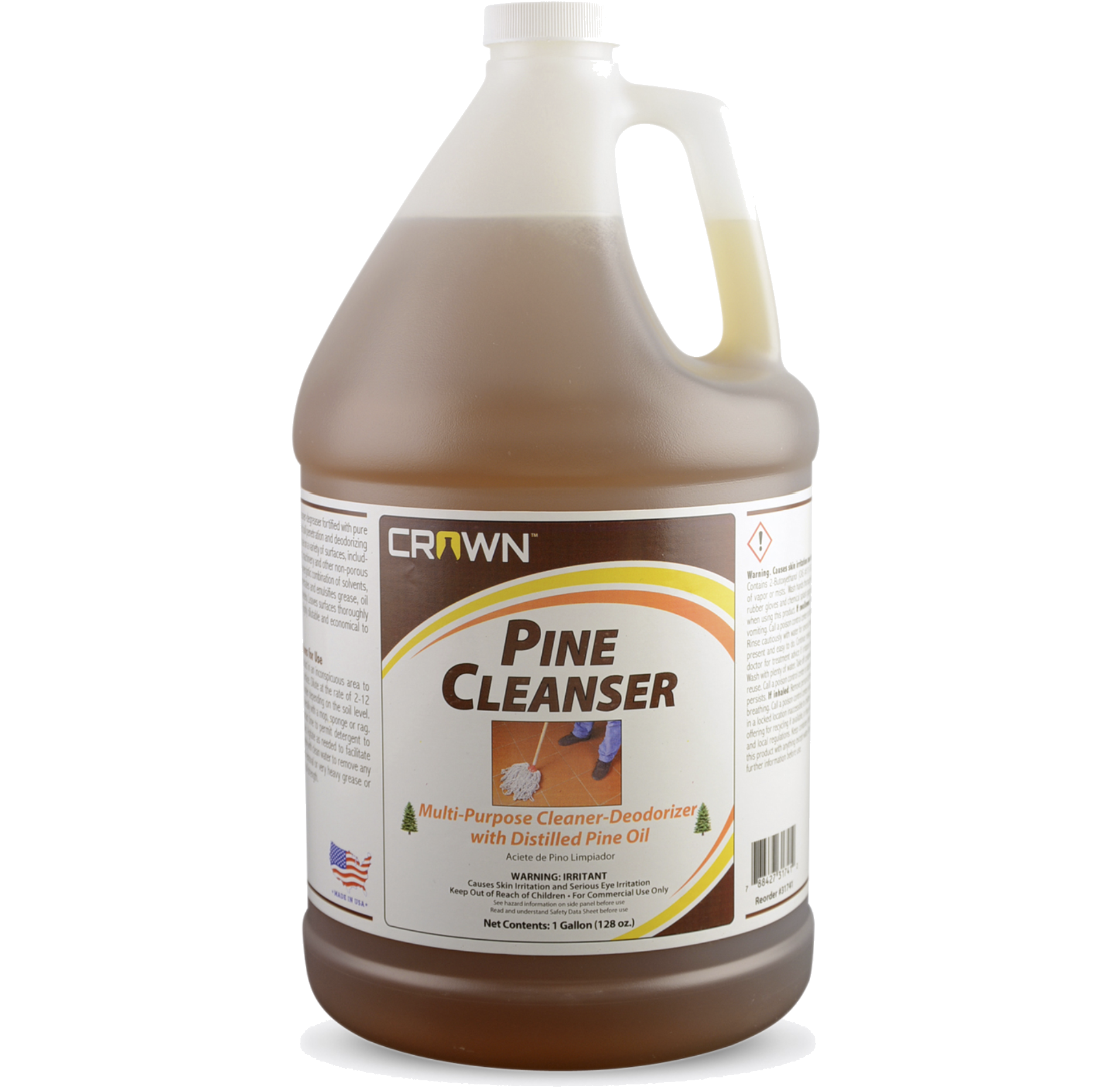 CLEANER 31741 CLEANS & DEODORIZES PINE SCENT 4 GAL/CASE