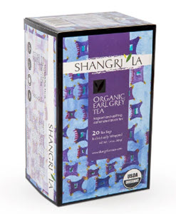 TEA BAG 7104 SHANGRI LA ORGANIC EARL GREY 20/BOX 6 BOX/CS