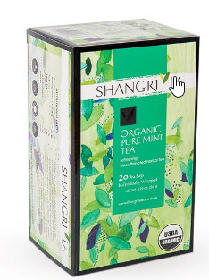 TEA BAG 7109 SHANGRI LA ORGANIC PURE MINT 20/BOX 6 BOX/CS