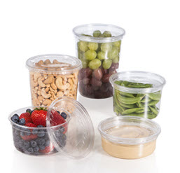 Clear Deli Containers & Lids